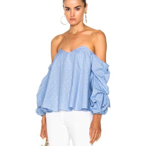 caroline constas Tops - Off The Shoulder Gabriella Top